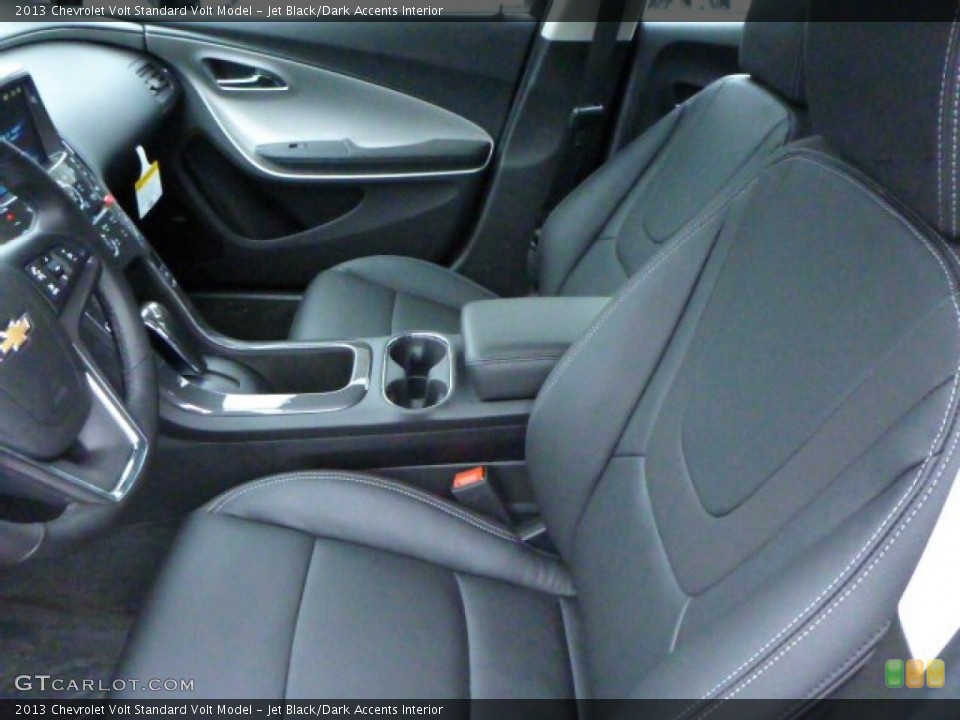Jet Black/Dark Accents Interior Front Seat for the 2013 Chevrolet Volt  #78615015