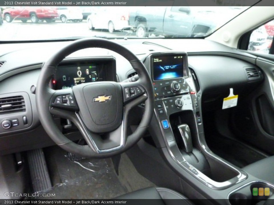 Jet Black/Dark Accents Interior Dashboard for the 2013 Chevrolet Volt  #78615055