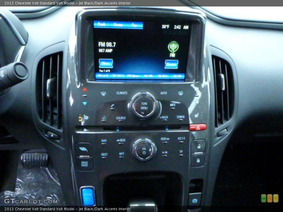 Jet Black/Dark Accents Interior Controls for the 2013 Chevrolet Volt  #78615147