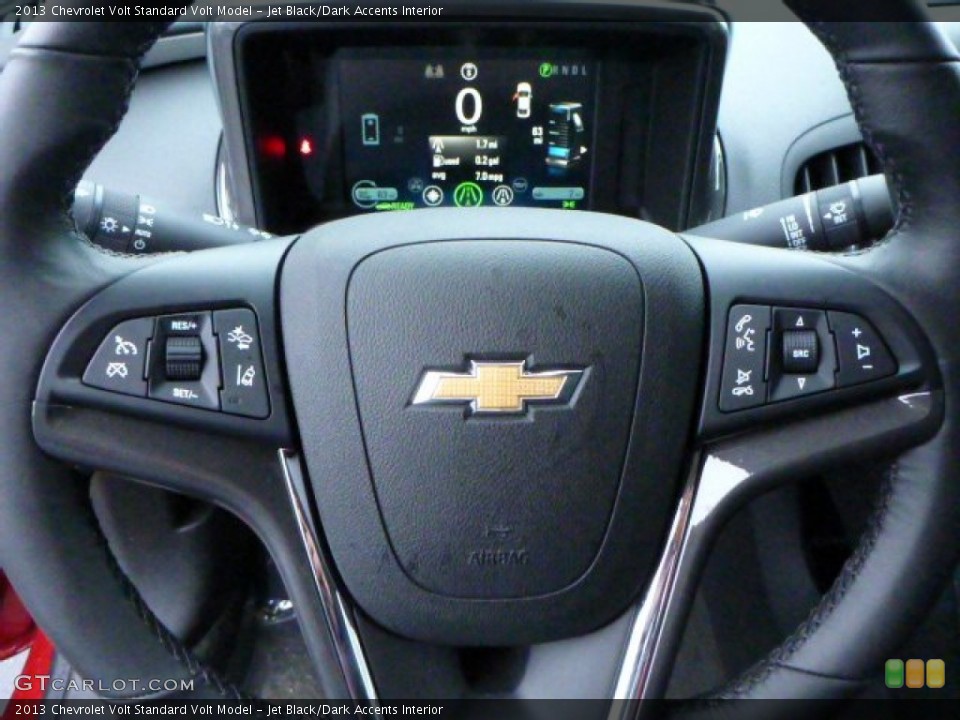 Jet Black/Dark Accents Interior Controls for the 2013 Chevrolet Volt  #78615174