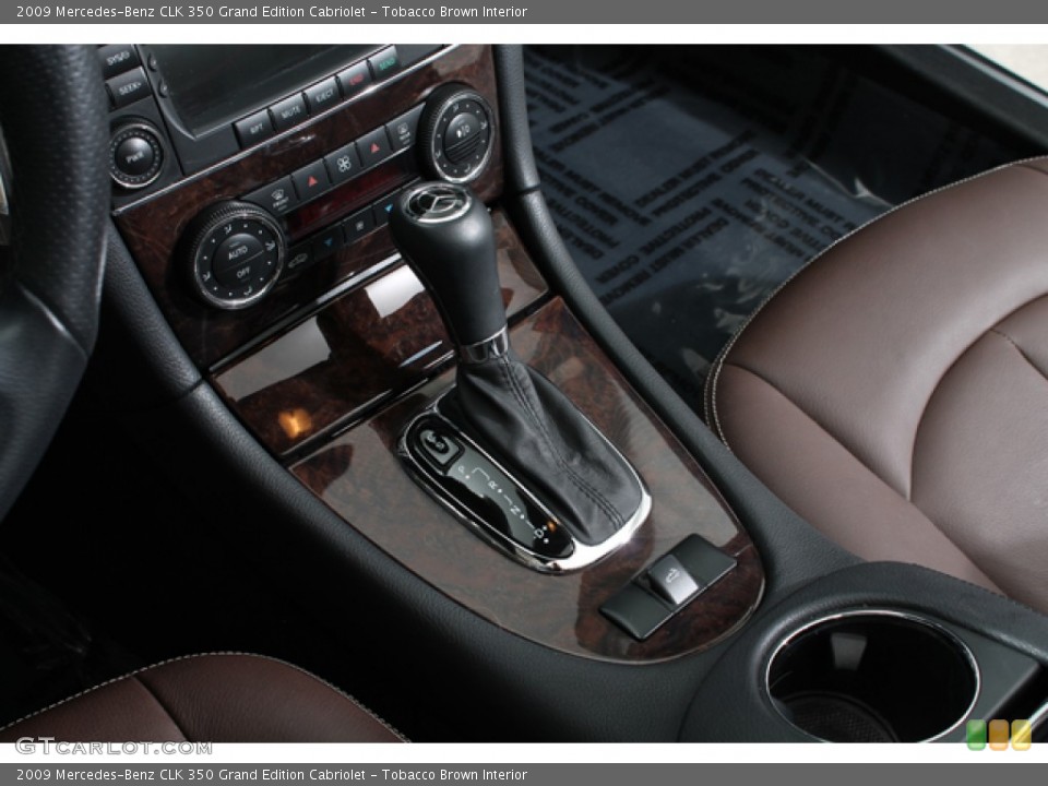 Tobacco Brown Interior Transmission for the 2009 Mercedes-Benz CLK 350 Grand Edition Cabriolet #78615190