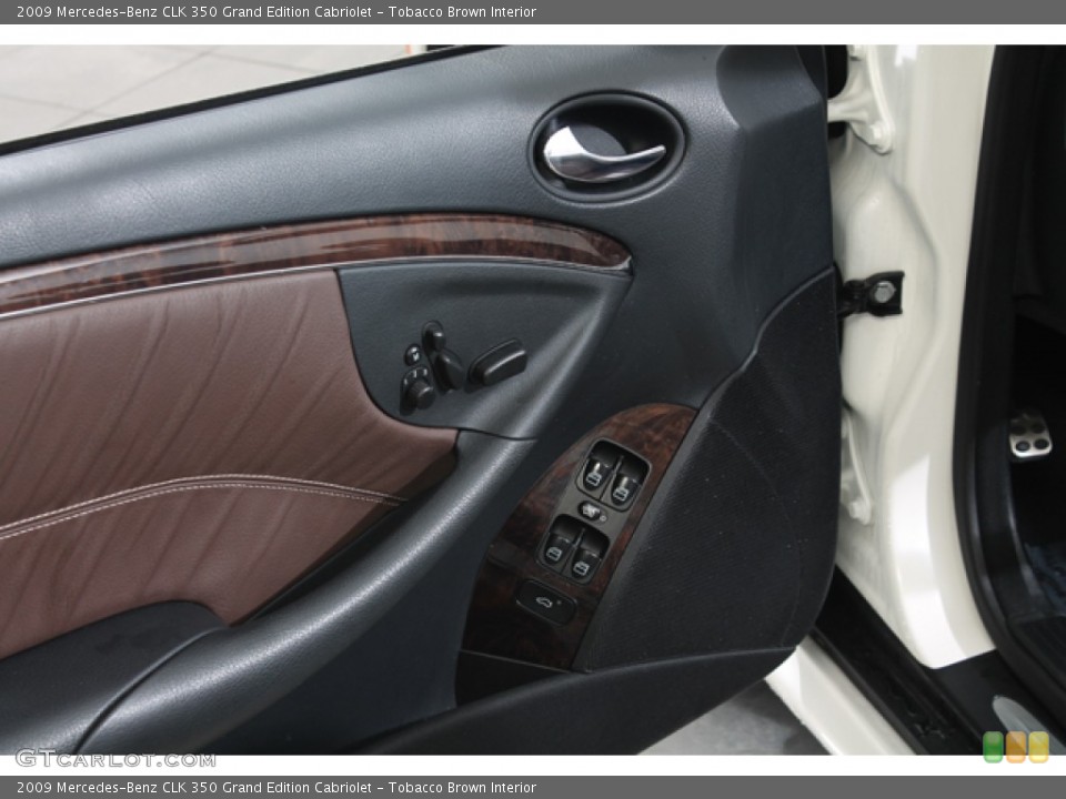Tobacco Brown Interior Controls for the 2009 Mercedes-Benz CLK 350 Grand Edition Cabriolet #78615240