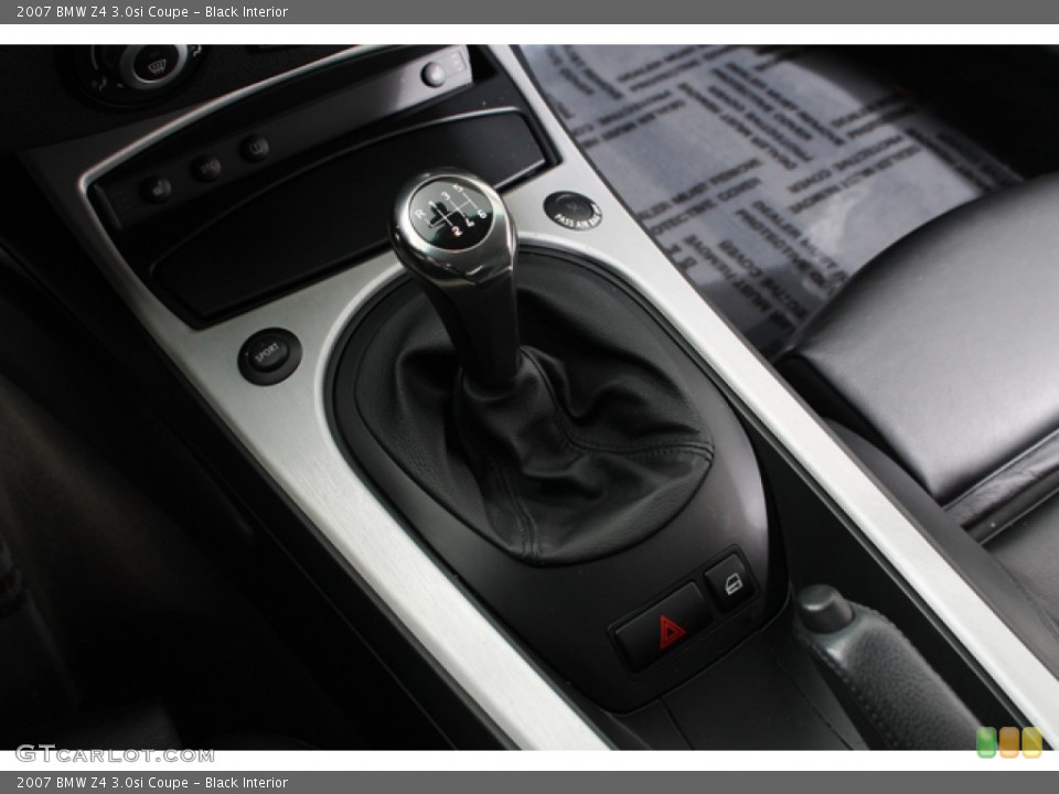 Black Interior Transmission for the 2007 BMW Z4 3.0si Coupe #78615702