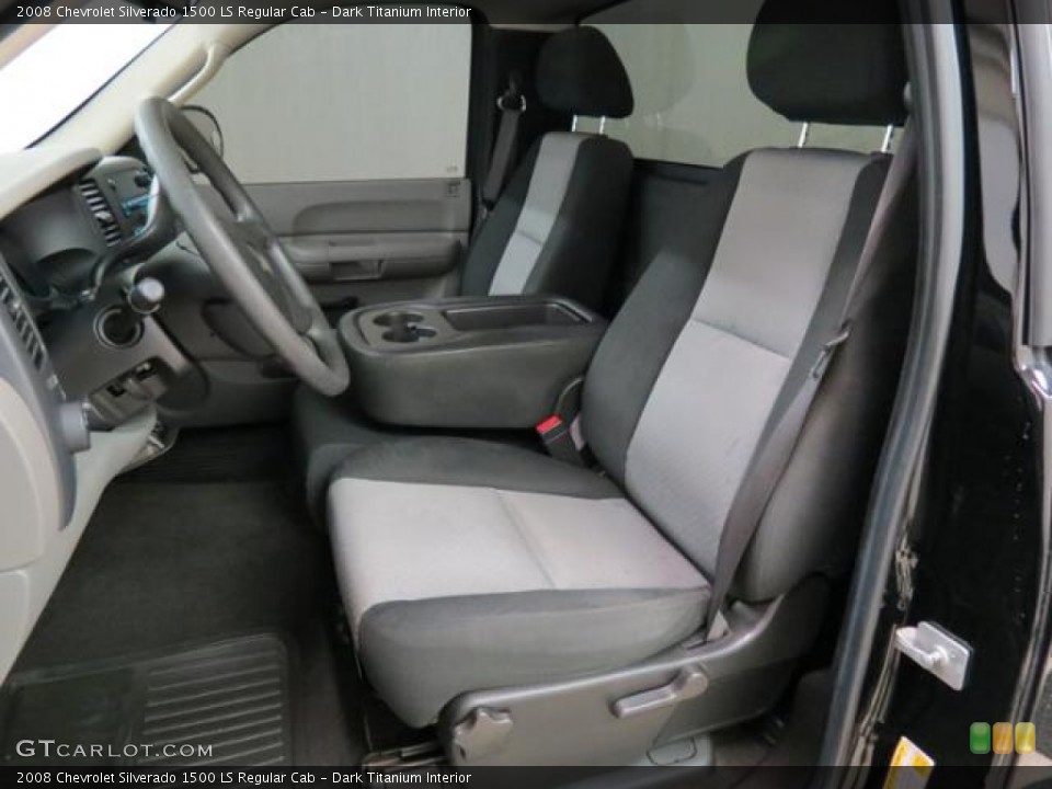 Dark Titanium Interior Front Seat for the 2008 Chevrolet Silverado 1500 LS Regular Cab #78617124