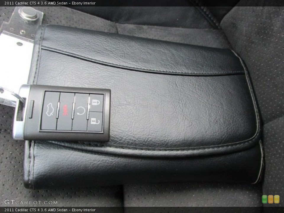 Ebony Interior Controls for the 2011 Cadillac CTS 4 3.6 AWD Sedan #78620304