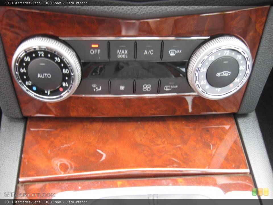 Black Interior Controls for the 2011 Mercedes-Benz C 300 Sport #78620829