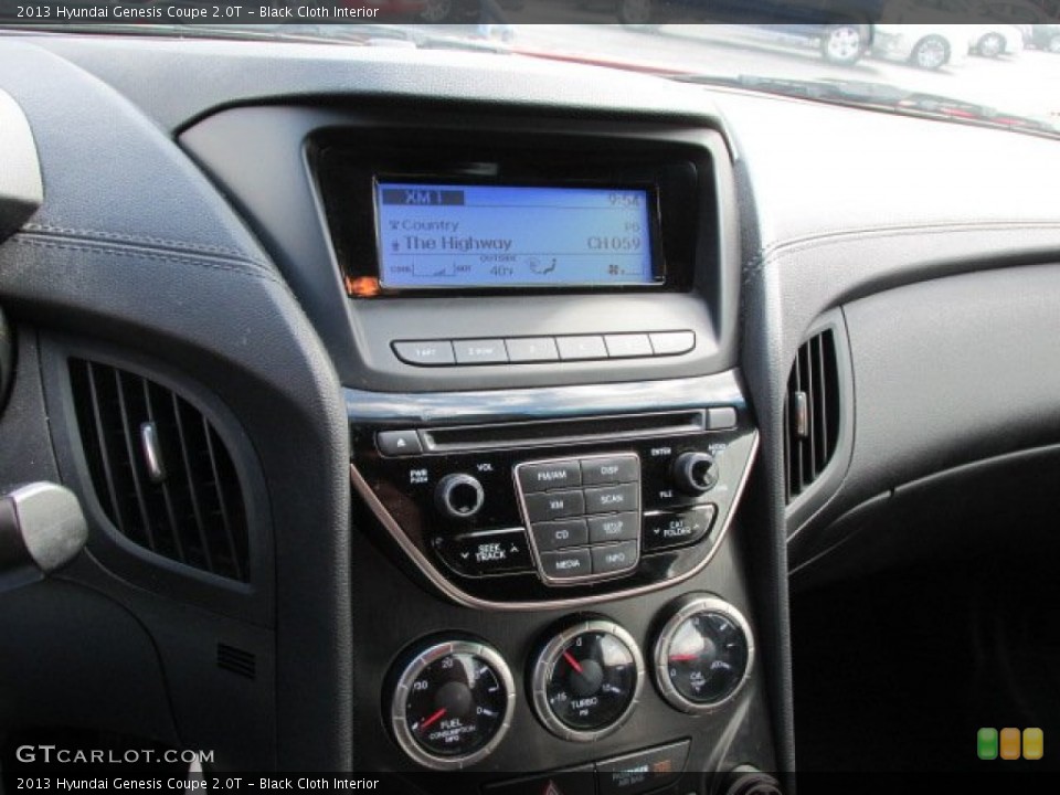 Black Cloth Interior Controls for the 2013 Hyundai Genesis Coupe 2.0T #78621033