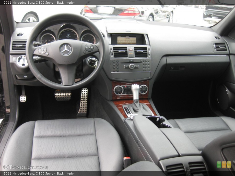 Black Interior Dashboard for the 2011 Mercedes-Benz C 300 Sport #78621387