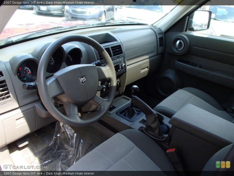 Dark Khaki/Medium Khaki Interior Prime Interior for the 2007 Dodge Nitro SXT 4x4 #78623835