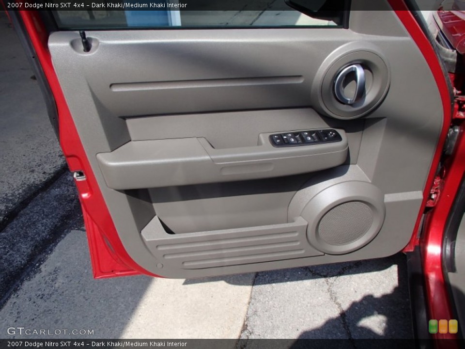 Dark Khaki/Medium Khaki Interior Door Panel for the 2007 Dodge Nitro SXT 4x4 #78623869