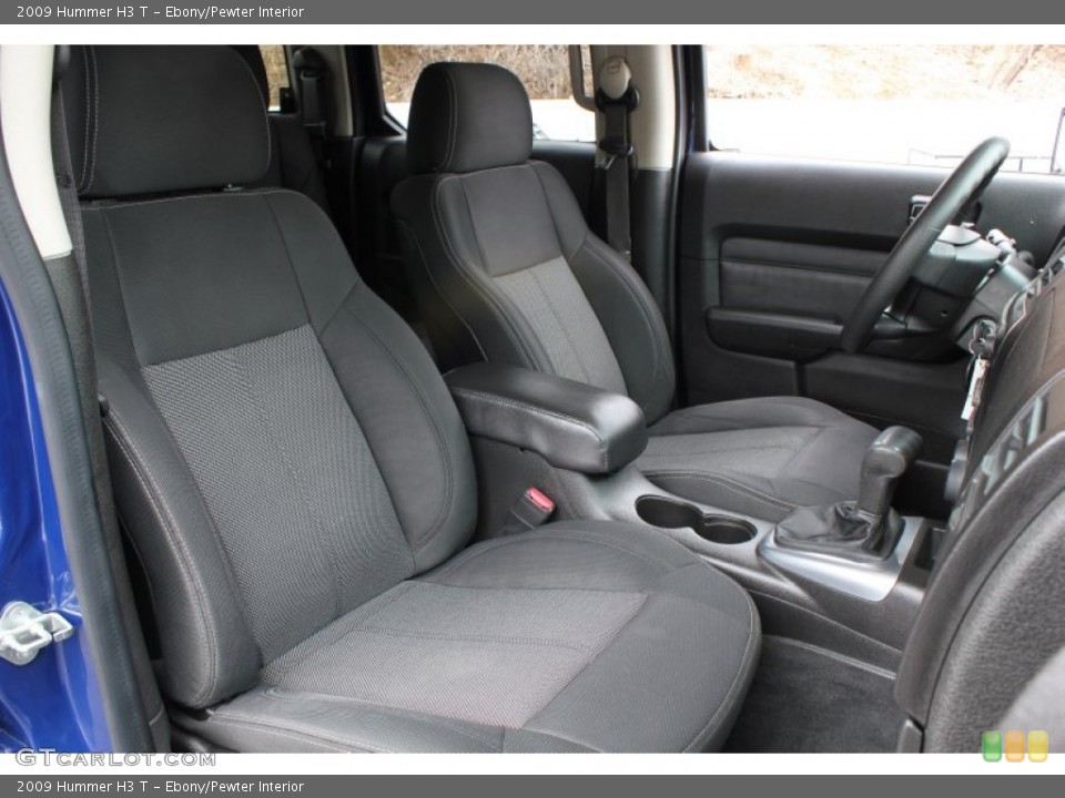Ebony/Pewter Interior Front Seat for the 2009 Hummer H3 T #78624722