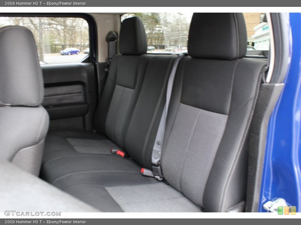 Ebony/Pewter Interior Rear Seat for the 2009 Hummer H3 T #78624846