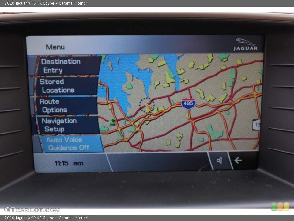 Caramel Interior Navigation for the 2010 Jaguar XK XKR Coupe #78625925