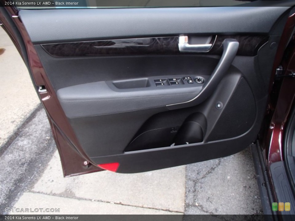 Black Interior Door Panel for the 2014 Kia Sorento LX AWD #78626250