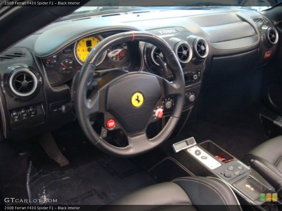 Black Interior Dashboard for the 2008 Ferrari F430 Spider F1 #78626339