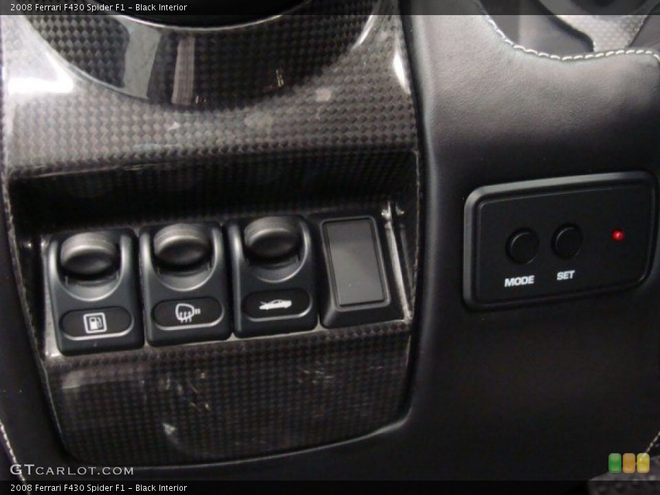 Black Interior Controls for the 2008 Ferrari F430 Spider F1 #78626421