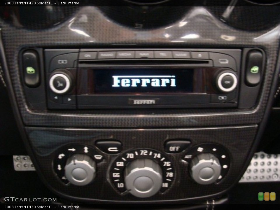 Black Interior Audio System for the 2008 Ferrari F430 Spider F1 #78626502