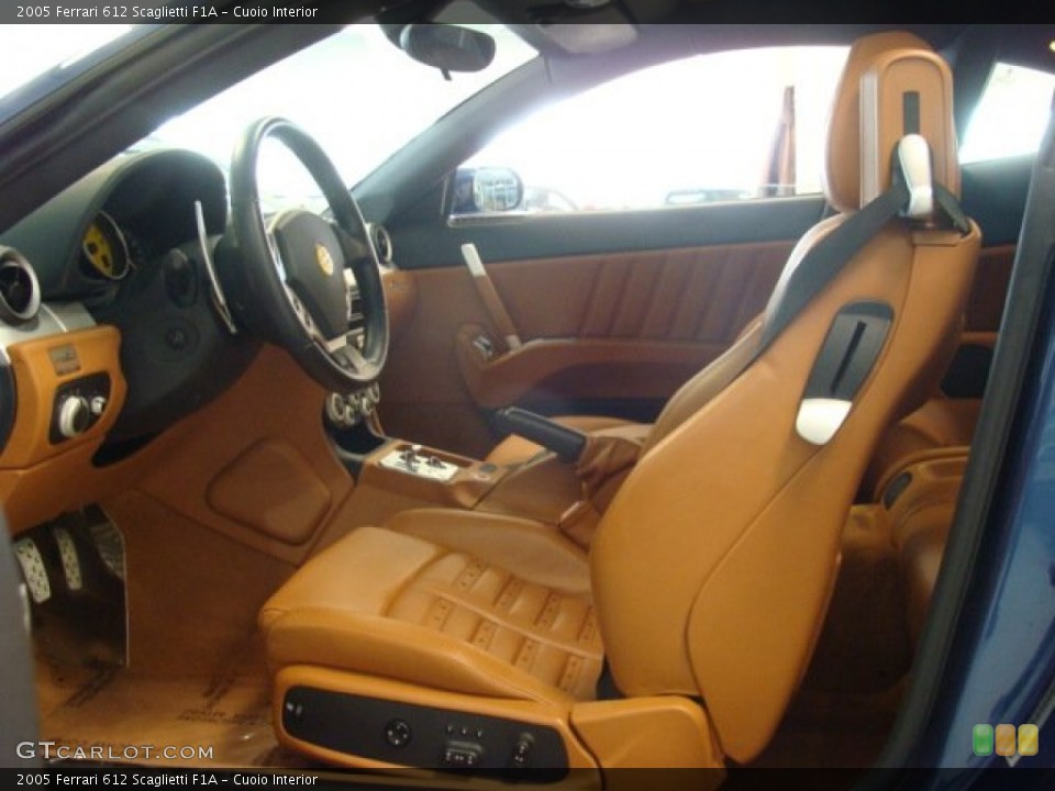 Cuoio Interior Photo for the 2005 Ferrari 612 Scaglietti F1A #78626946