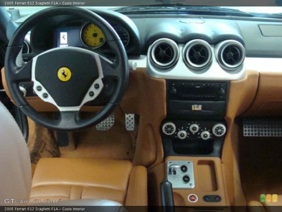 Cuoio Interior Dashboard for the 2005 Ferrari 612 Scaglietti F1A #78627006