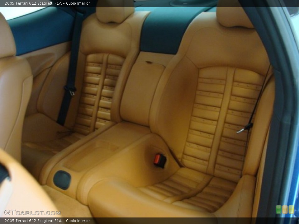 Cuoio Interior Rear Seat for the 2005 Ferrari 612 Scaglietti F1A #78627172