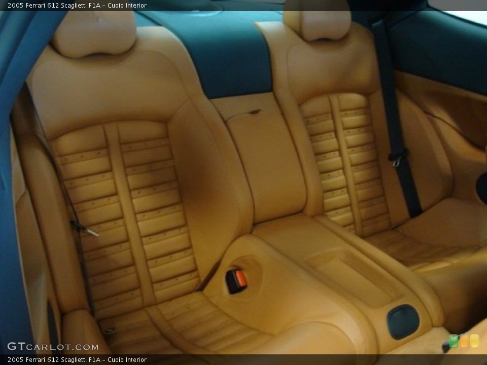 Cuoio Interior Rear Seat for the 2005 Ferrari 612 Scaglietti F1A #78627195