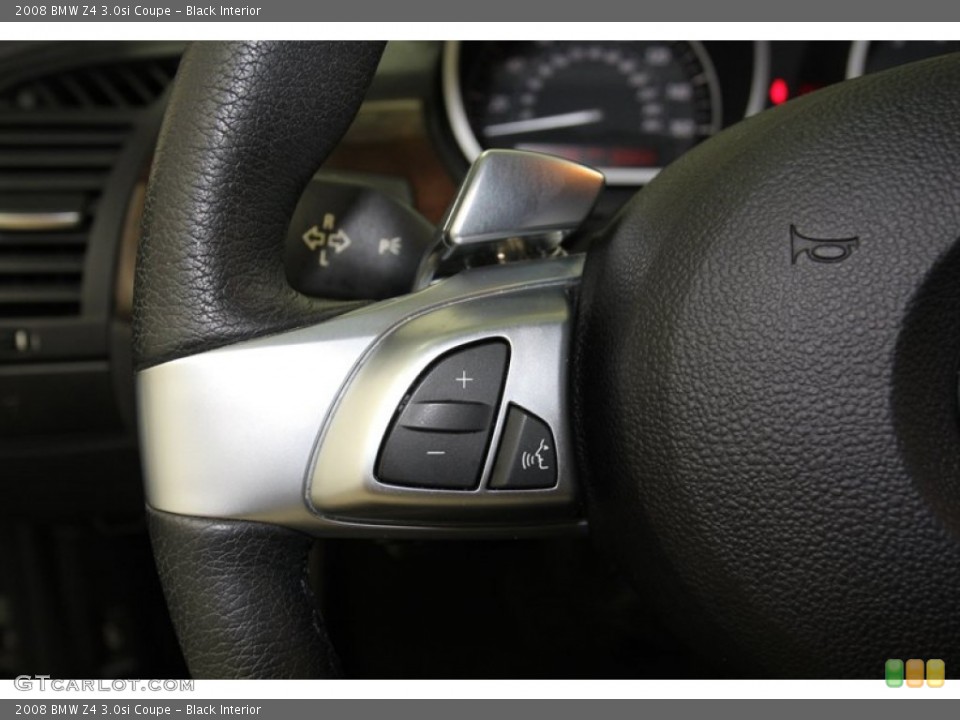 Black Interior Controls for the 2008 BMW Z4 3.0si Coupe #78629178
