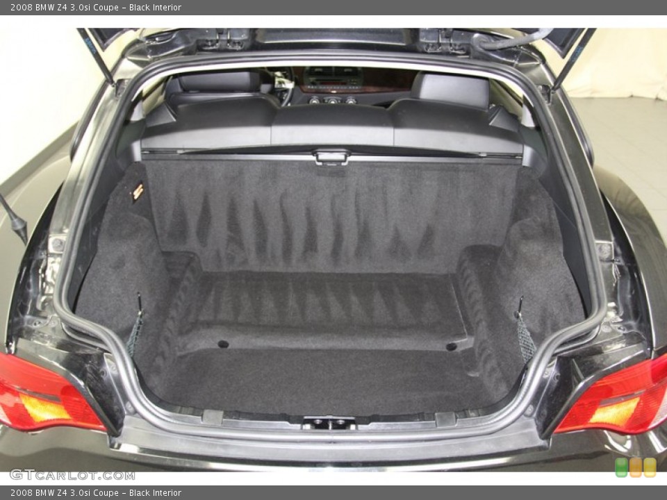 Black Interior Trunk for the 2008 BMW Z4 3.0si Coupe #78629196