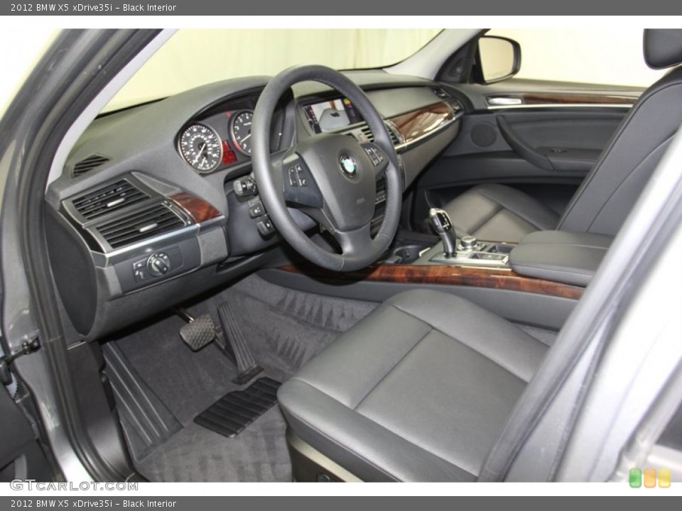 Black Interior Prime Interior for the 2012 BMW X5 xDrive35i #78629940