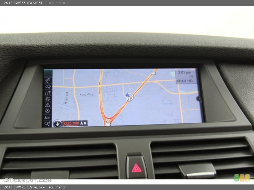 Black Interior Navigation for the 2012 BMW X5 xDrive35i #78630060