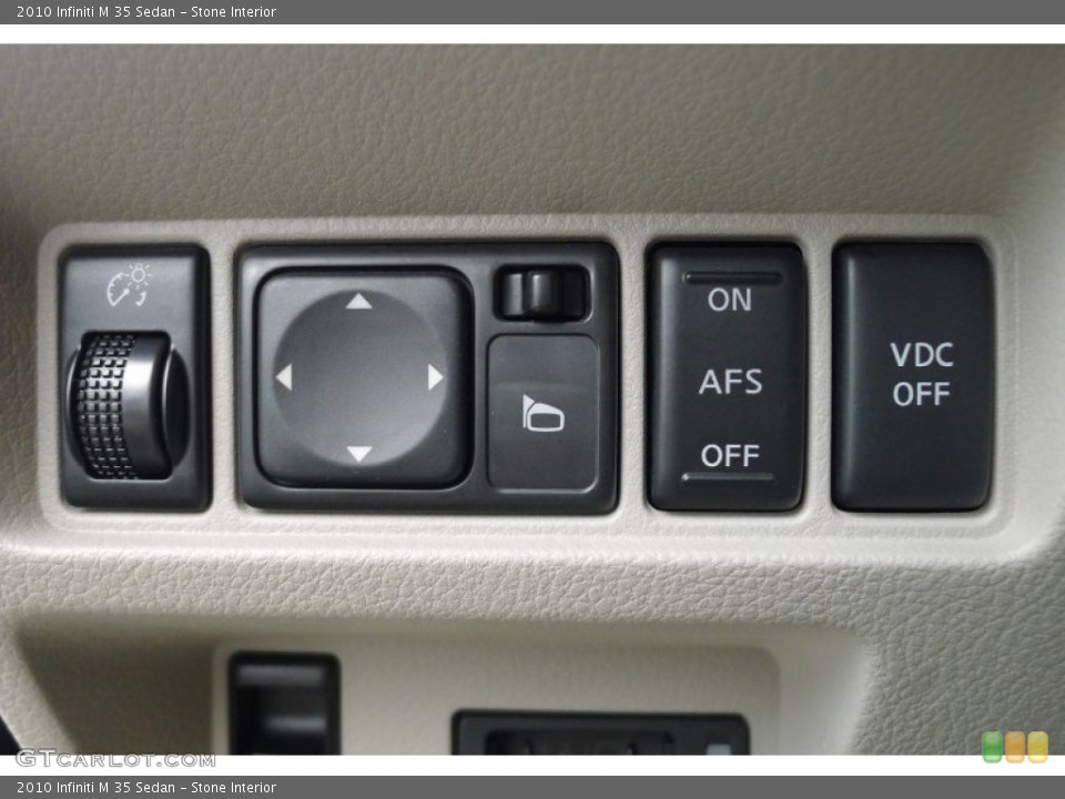 Stone Interior Controls for the 2010 Infiniti M 35 Sedan #78630230