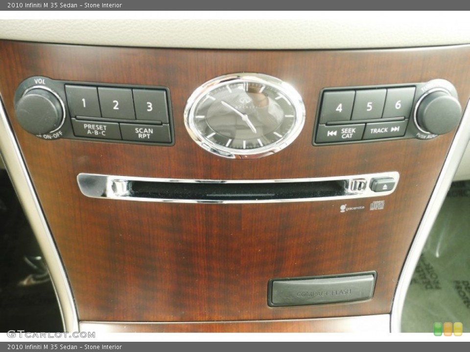 Stone Interior Controls for the 2010 Infiniti M 35 Sedan #78630321