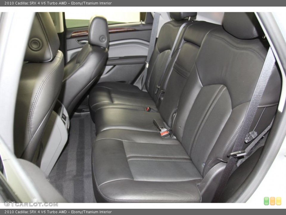 Ebony/Titanium Interior Rear Seat for the 2010 Cadillac SRX 4 V6 Turbo AWD #78631274