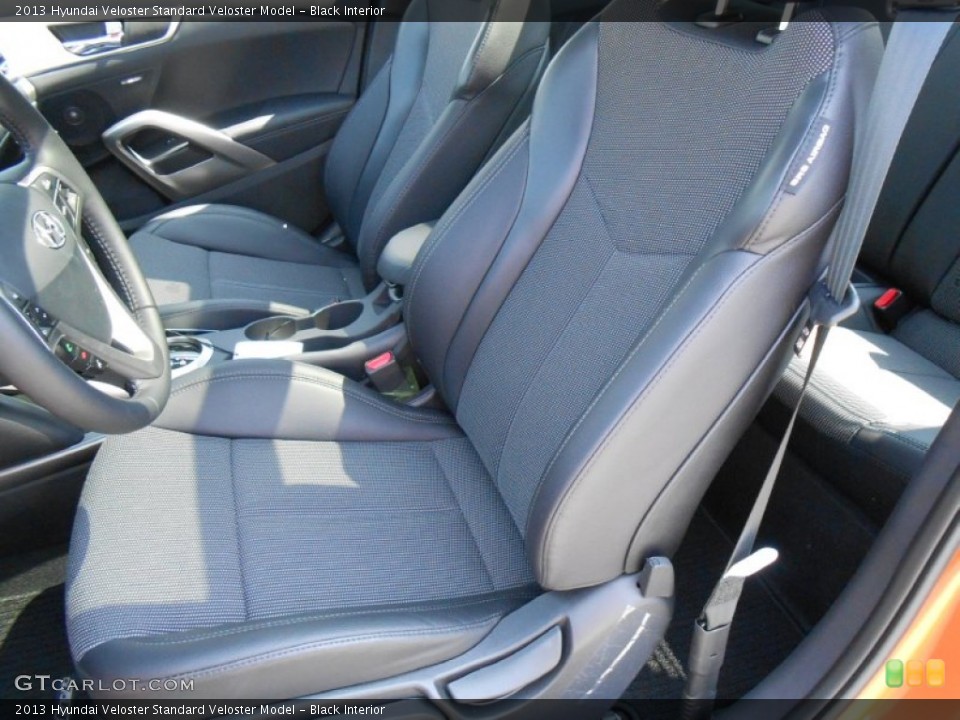 Black Interior Front Seat for the 2013 Hyundai Veloster  #78632973