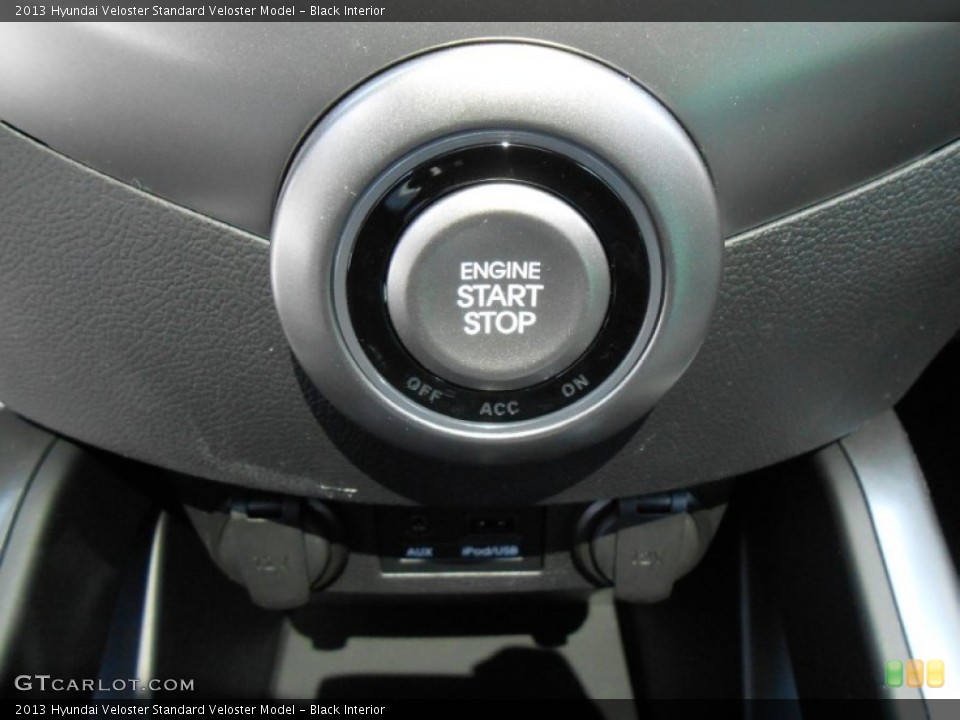 Black Interior Controls for the 2013 Hyundai Veloster  #78633035