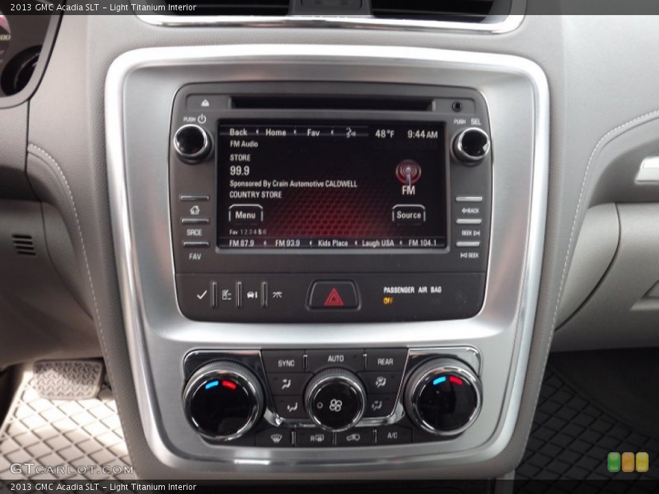 Light Titanium Interior Controls for the 2013 GMC Acadia SLT #78634095