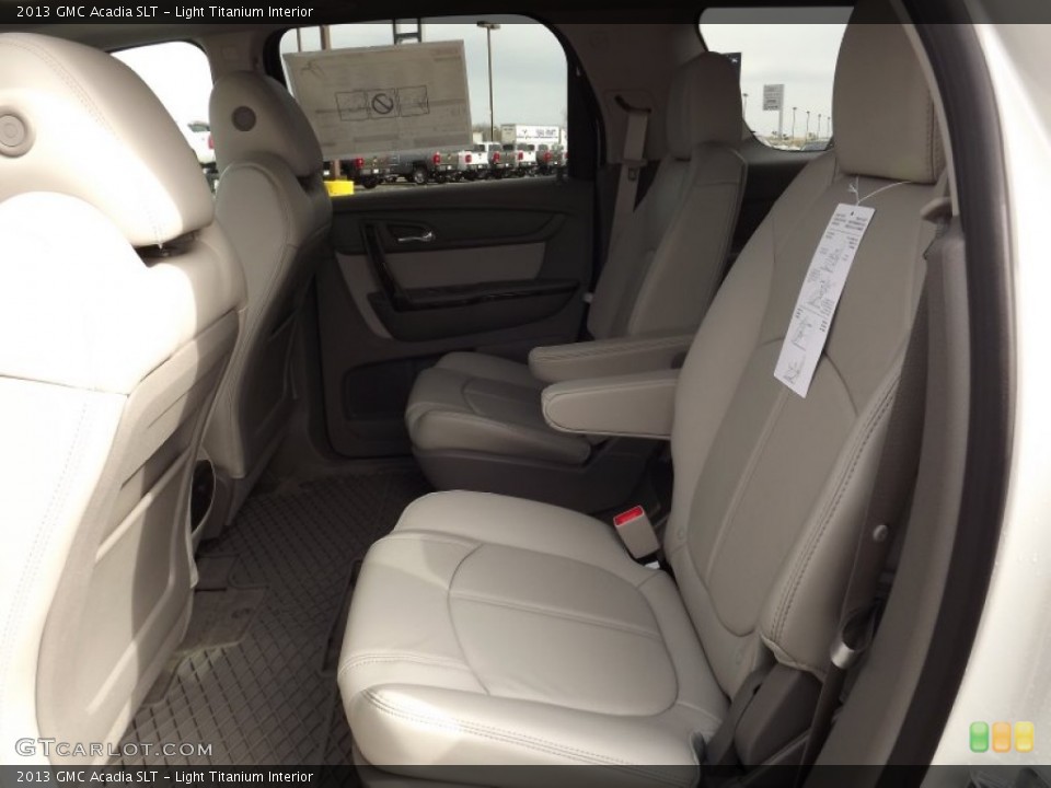 Light Titanium Interior Rear Seat for the 2013 GMC Acadia SLT #78634137