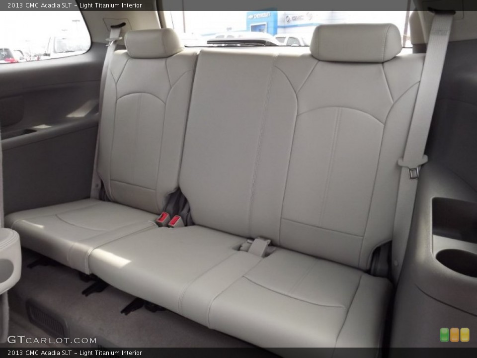 Light Titanium Interior Rear Seat for the 2013 GMC Acadia SLT #78634149