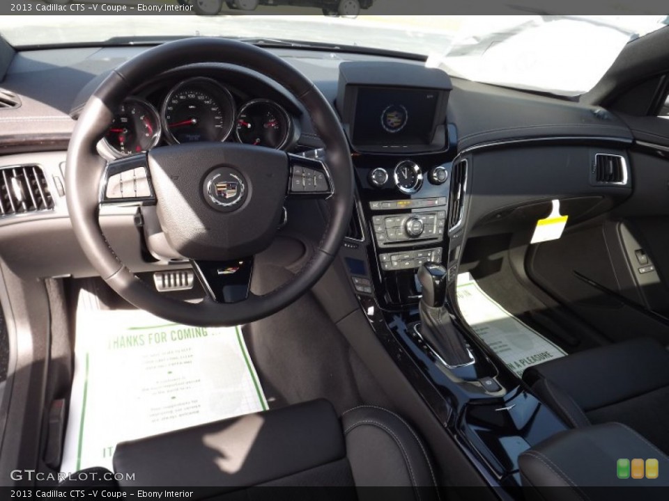 Ebony Interior Dashboard for the 2013 Cadillac CTS -V Coupe #78634245