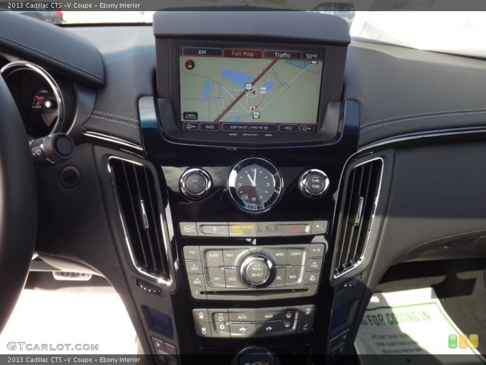 Ebony Interior Controls for the 2013 Cadillac CTS -V Coupe #78634251