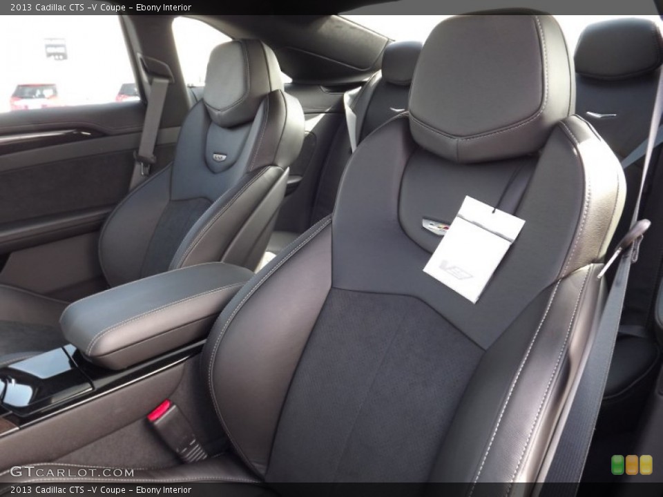 Ebony Interior Front Seat for the 2013 Cadillac CTS -V Coupe #78634267