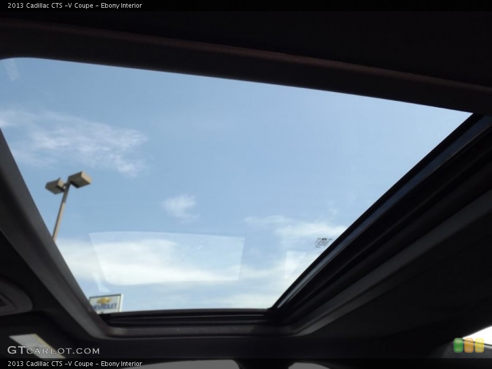 Ebony Interior Sunroof for the 2013 Cadillac CTS -V Coupe #78634273