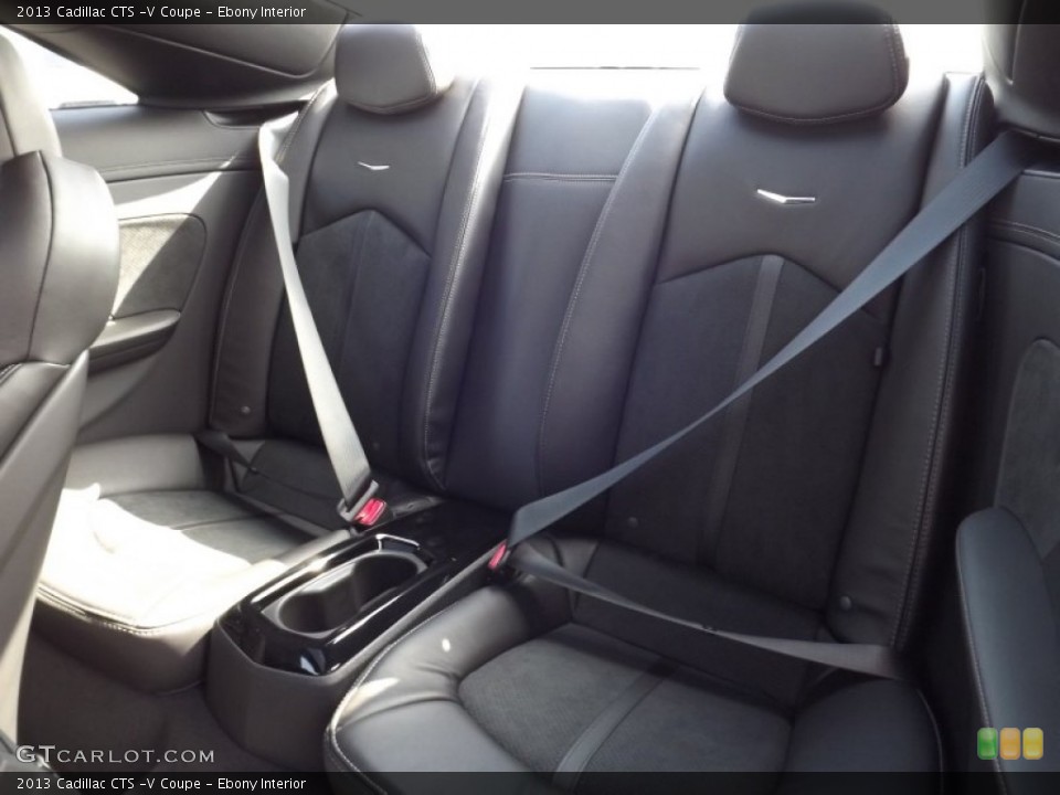 Ebony Interior Rear Seat for the 2013 Cadillac CTS -V Coupe #78634278