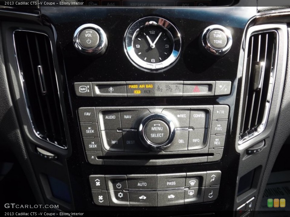 Ebony Interior Controls for the 2013 Cadillac CTS -V Coupe #78634374