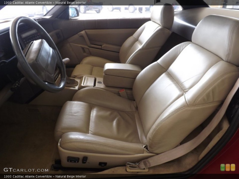Natural Beige Interior Photo for the 1993 Cadillac Allante Convertible #78634743