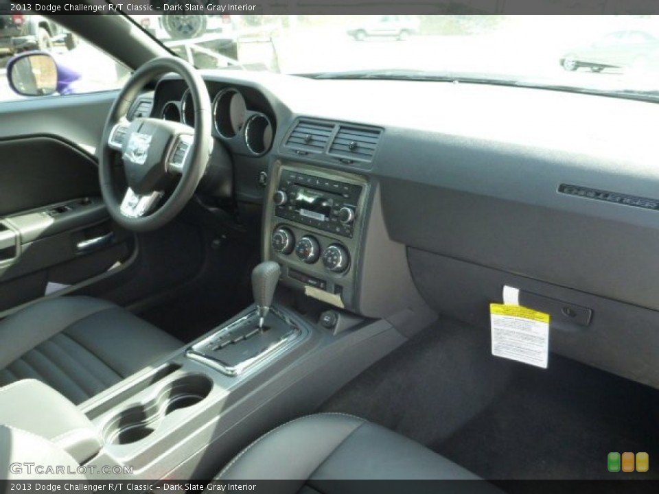 Dark Slate Gray Interior Dashboard for the 2013 Dodge Challenger R/T Classic #78636489