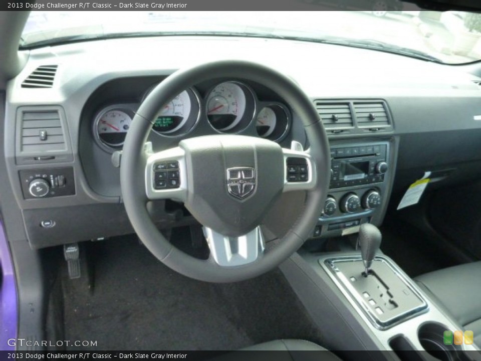 Dark Slate Gray Interior Dashboard for the 2013 Dodge Challenger R/T Classic #78636519