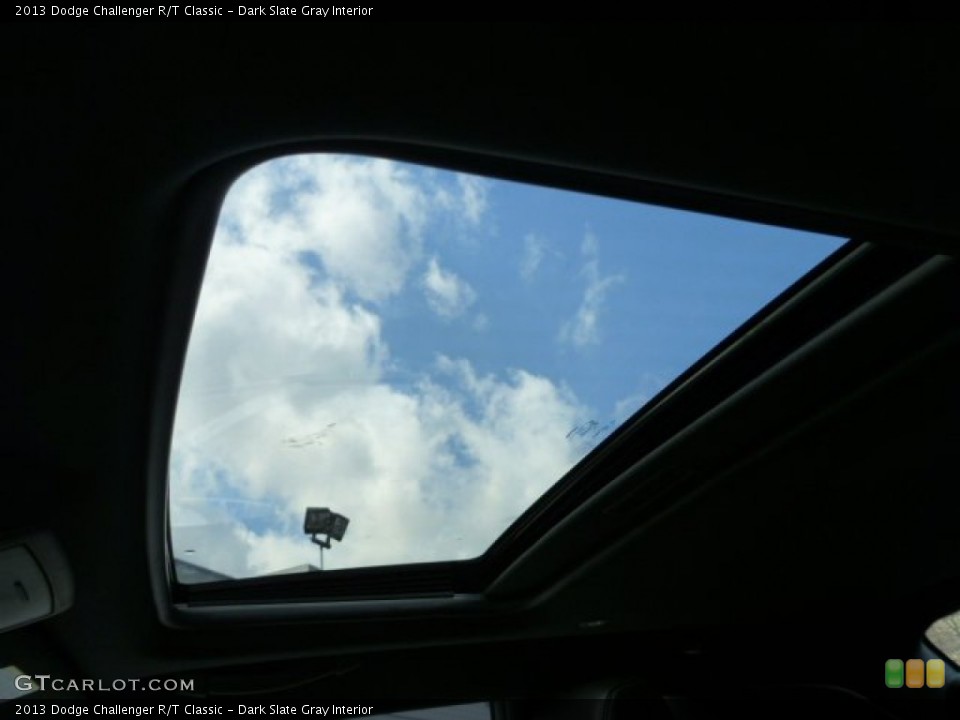 Dark Slate Gray Interior Sunroof for the 2013 Dodge Challenger R/T Classic #78636546