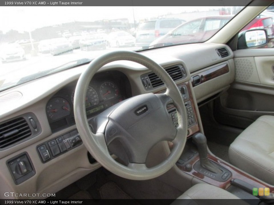 Light Taupe Interior Dashboard for the 1999 Volvo V70 XC AWD #78641791