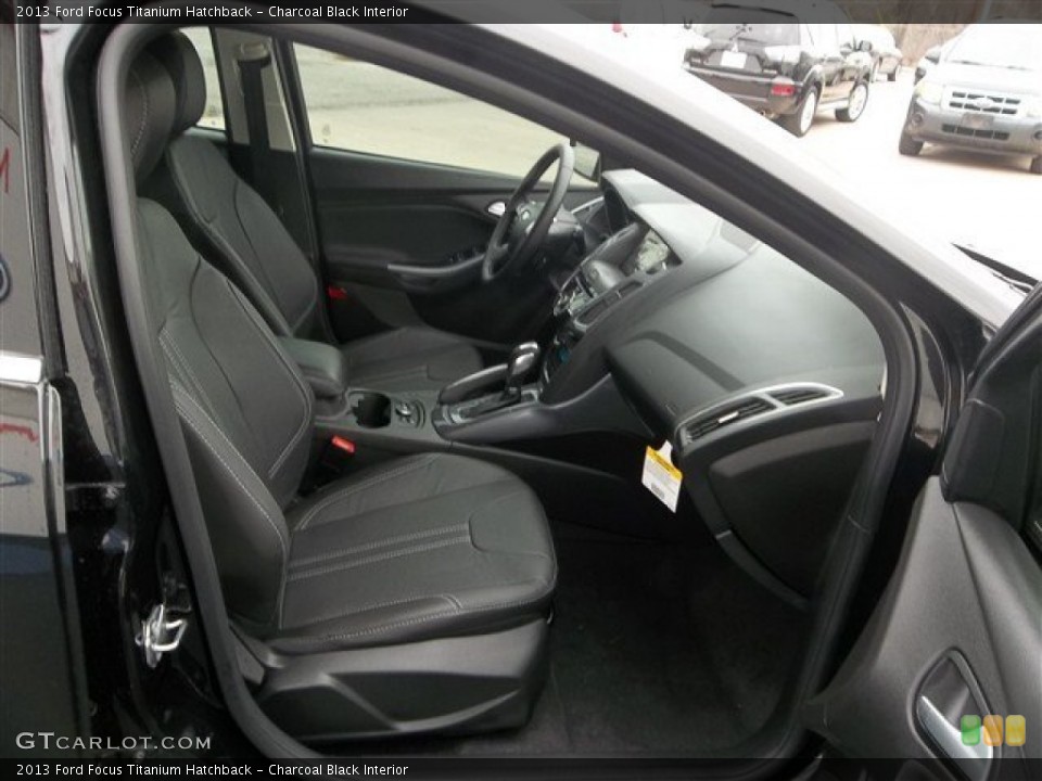 Charcoal Black Interior Front Seat for the 2013 Ford Focus Titanium Hatchback #78643836
