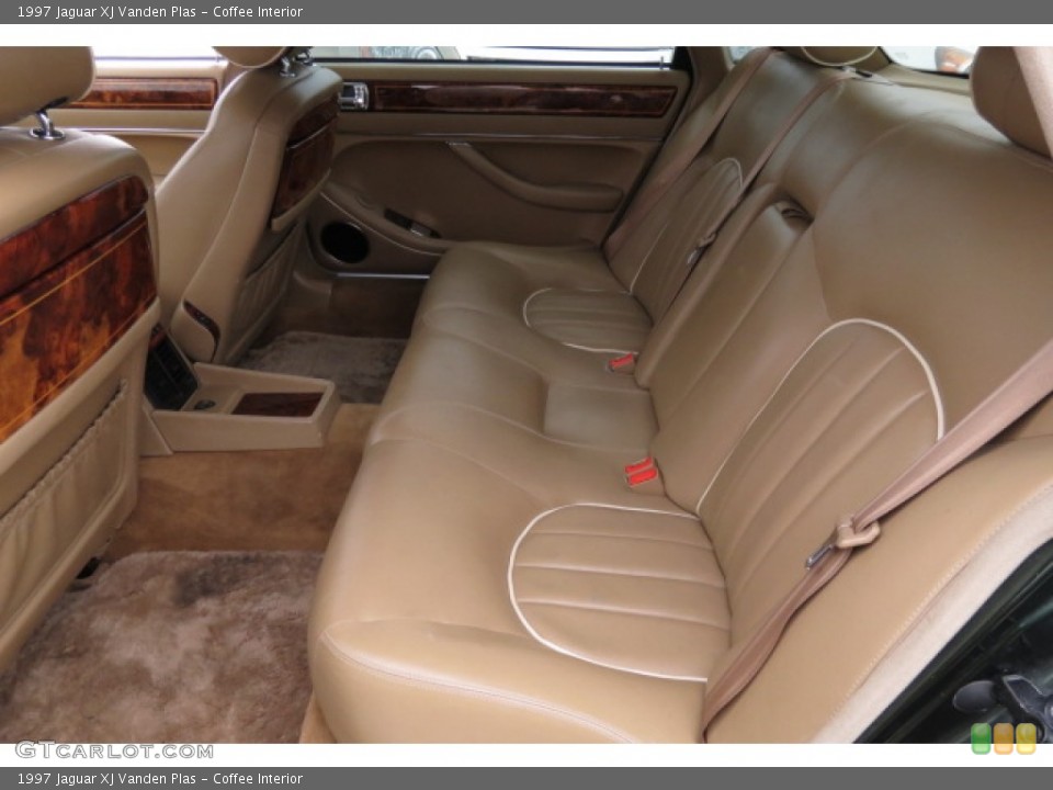 Coffee Interior Rear Seat for the 1997 Jaguar XJ Vanden Plas #78644299